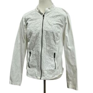 Dress Barn Lace Zip Jacket